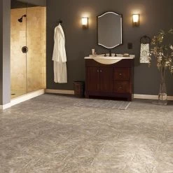 Armstrong Flooring 45-piece 12-in X 12-in Fawn Peel And Stick Vinyl Tile