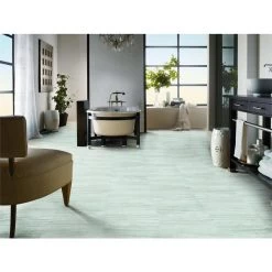 Armstrong Flooring Terraza Grand 18-in X 18-in Artic White Peel And Stick Vinyl Tile