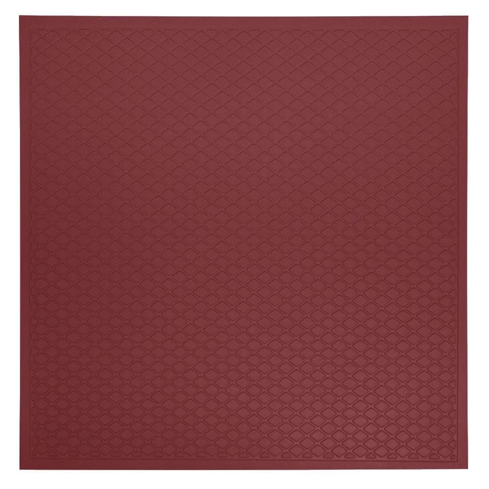 Flexco Rubber Tile Berry 24-in x 24-in Vinyl Tile Flooring (5.06-sq ft) Flexco Rubber Tile Berry 24-in X 24-in Vinyl Tile Flooring (5.06-sq Ft) -Carpet And Flooring Stores