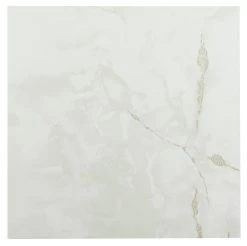 Achim Sterling Classic White With Grey Veins 12-in X 12-in Water Resistant Peel And Stick Vinyl Tile Flooring (20-sq Ft)