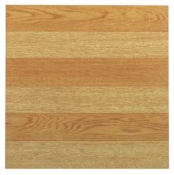 Achim Sterling Light Oak Plank 12-in X 12-in Water Resistant Peel And Stick Vinyl Tile Flooring (45-sq Ft)
