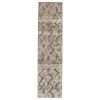 Feizy Rugs Saphir Zam 2'6" X 8' Pewter And Gray Area Rug