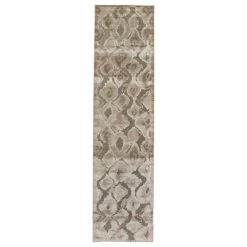 Feizy Rugs Saphir Zam 2'6" X 8' Pewter And Gray Area Rug
