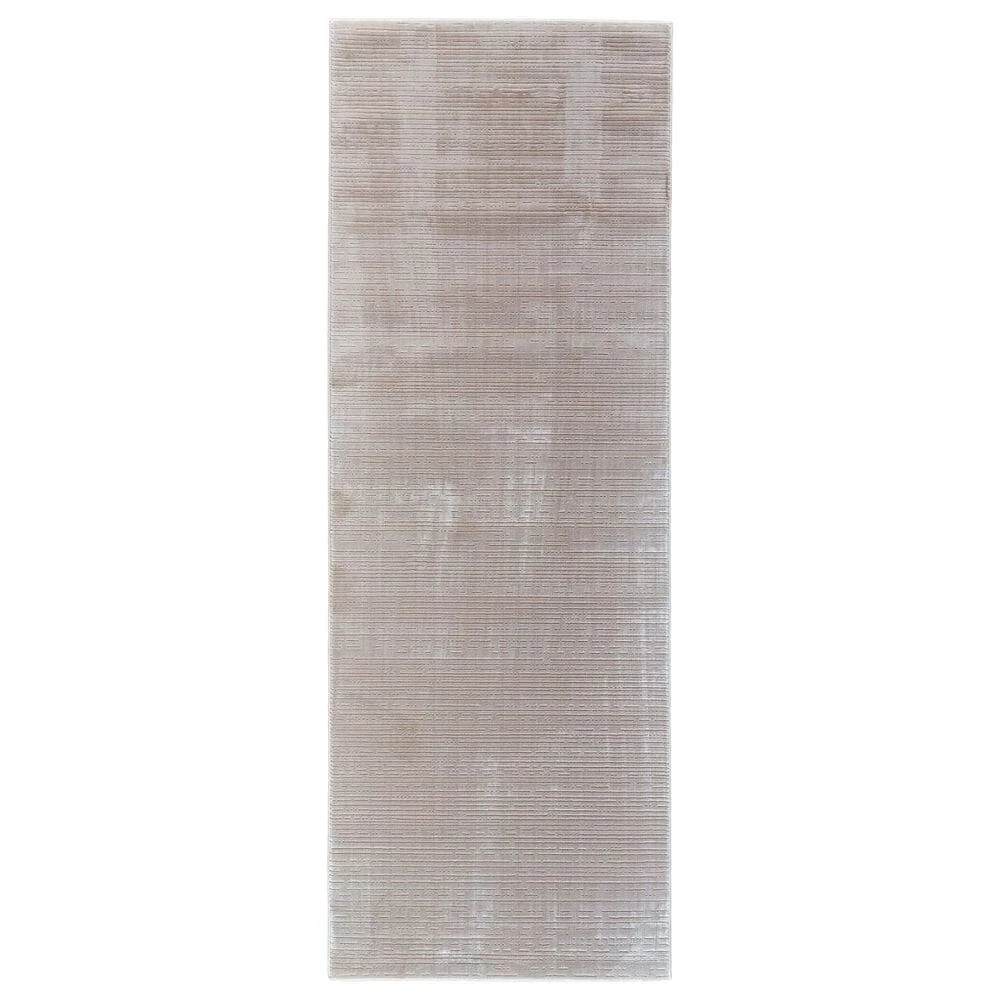 Feizy Rugs Melina 2'10" x 7'10" Birch and White Area Rug Feizy Rugs Melina 2'10" X 7'10" Birch And White Area Rug -Carpet And Flooring Stores 1842576 1