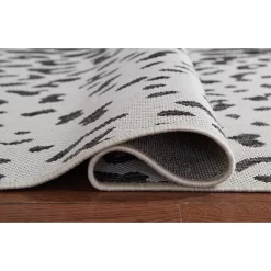 Samya Black/White Indoor/Outdoor Leopard Print Medium Rug Signature Design By Ashley Contemporary Area Rugs Samya Black/White Indoor/Outdoor Medium Rug -Carpet And Flooring Stores 2e53197a96d44504b26e5ee12c373cc8 1