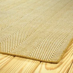 Kaleen Rugs Ziggy ZIG01-05 9' X 12' Gold And White Indoor/Outdoor Area Rug -Carpet And Flooring Stores 3308931 3