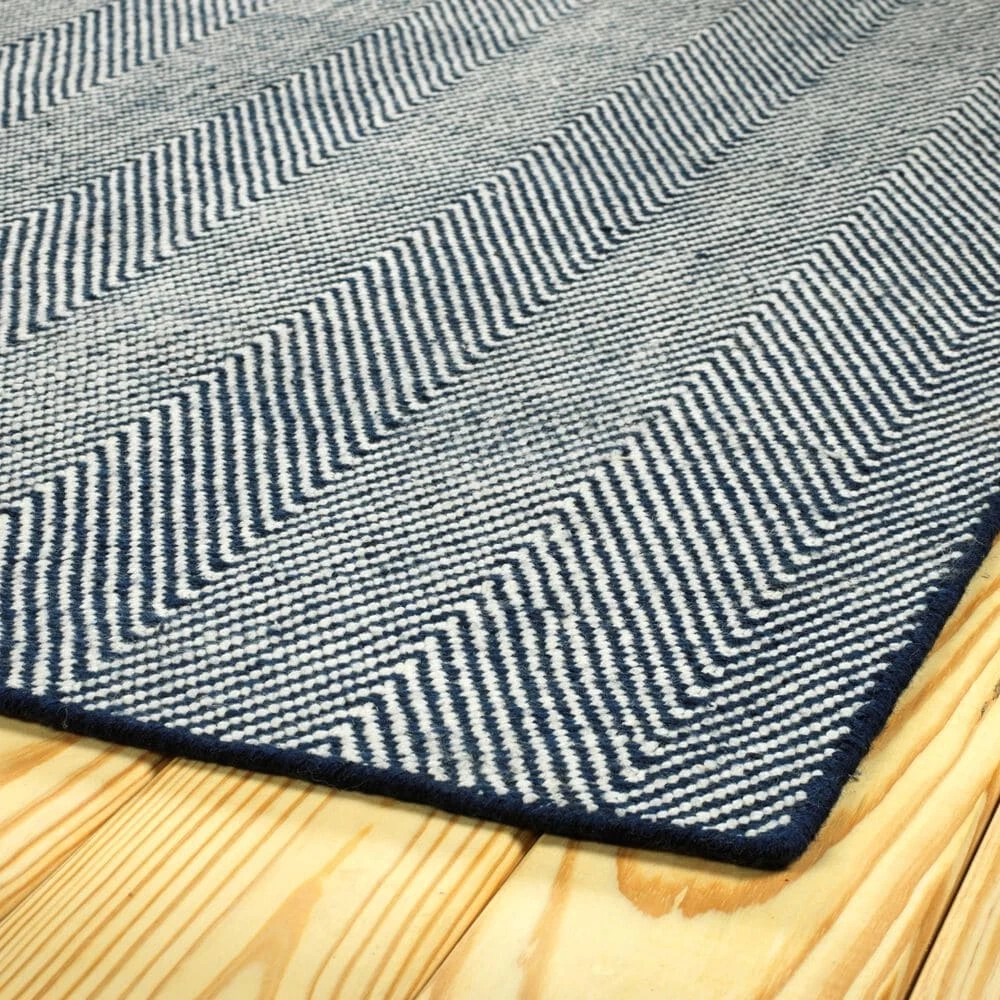 Kaleen Rugs Ziggy ZIG01-22 5' x 7'6" Navy and White Indoor/Outdoor Area Rug Kaleen Rugs Ziggy ZIG01-22 5' X 7'6" Navy And White Indoor/Outdoor Area Rug -Carpet And Flooring Stores 3309038 3