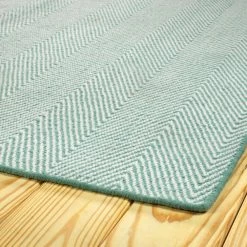 Kaleen Rugs Ziggy ZIG01-79 2' X 3' Light Blue And White Indoor/Outdoor Area Rug -Carpet And Flooring Stores 3309244 2