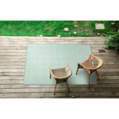 Kaleen Rugs Ziggy ZIG01-79 8' X 10' Light Blue And White Indoor/Outdoor Area Rug -Carpet And Flooring Stores 3309285 2