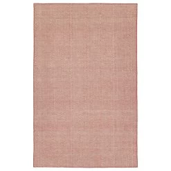 Kaleen Rugs Ziggy ZIG01-99 8' X 10' Coral And White Indoor/Outdoor Area Rug
