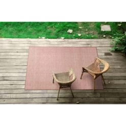 Kaleen Rugs Ziggy ZIG01-99 9' X 12' Coral And White Indoor/Outdoor Area Rug -Carpet And Flooring Stores 3309475 2