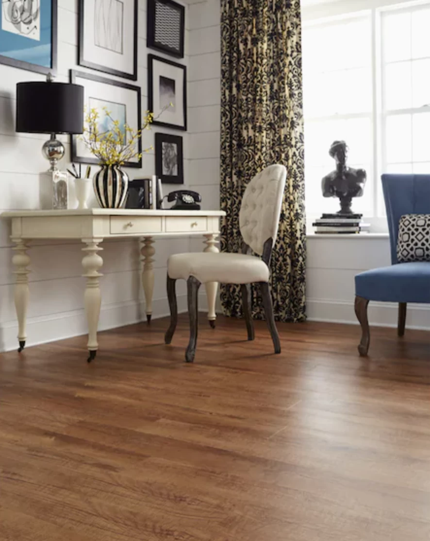 STAINMASTER Stainmaster 10-Piece 6-in x 48-in Cheyenne Luxury Adhesive Vinyl Plank Flooring- (19.03 Sq Ft Case) STAINMASTER Stainmaster 10-Piece 6-in X 48-in Cheyenne Luxury Adhesive Vinyl Plank Flooring- (19.03 Sq Ft Case) -Carpet And Flooring Stores 359177f0 4185 430e b08b