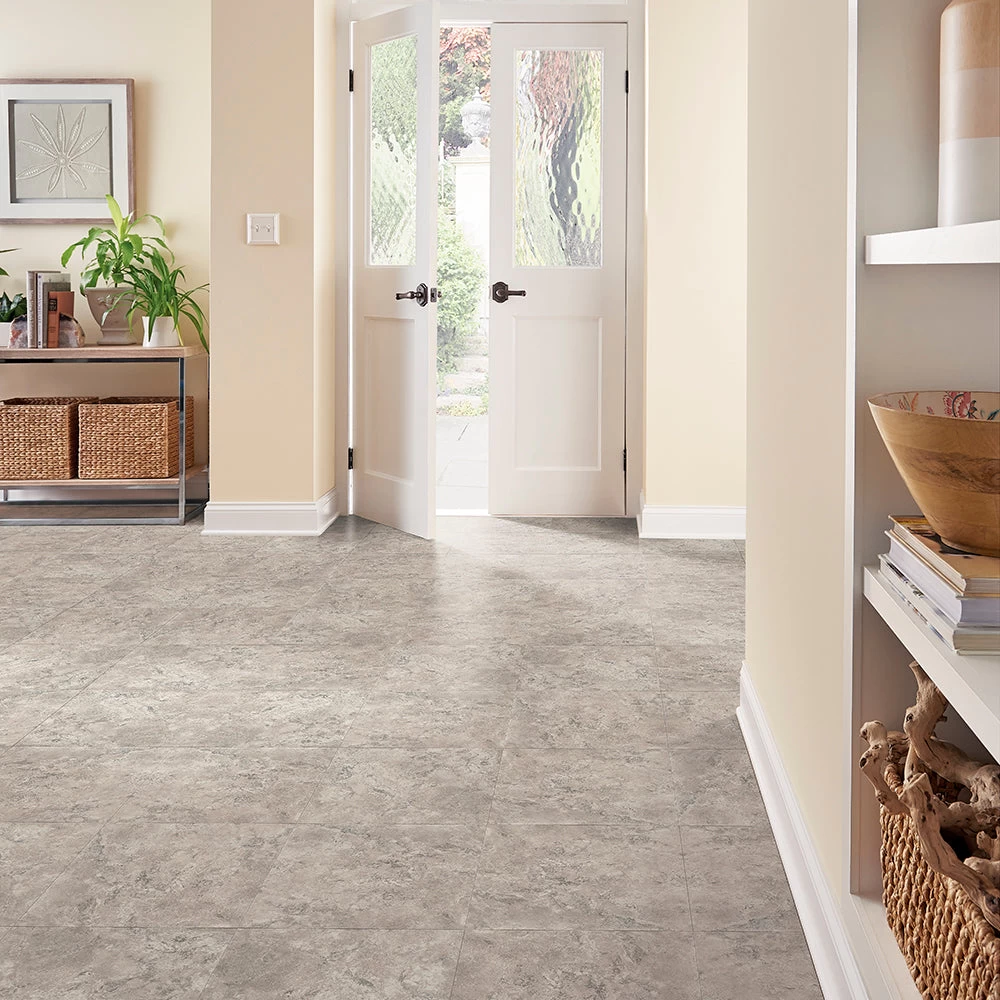 Armstrong Flooring 18" x 18" Vinyl Floor Tile,45 SF/Pack, Bisque Armstrong Flooring 18" X 18" Vinyl Floor Tile,45 SF/Pack, Bisque -Carpet And Flooring Stores 368be7e2 6f97 486c b1e4