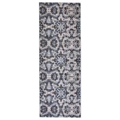 Feizy Rugs Ainsley 2'10" X 7'10" Charcoal And Blue Area Rug