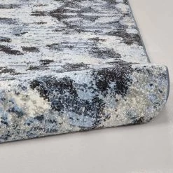 Feizy Rugs Ainsley 2'10" X 7'10" Charcoal And Blue Area Rug -Carpet And Flooring Stores 3860667 4