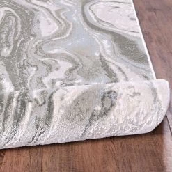 Feizy Rugs Prasad Abstract 8' X 11' Light Gray Area Rug -Carpet And Flooring Stores 3860816 5