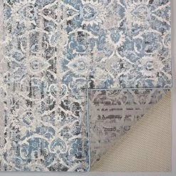 Feizy Rugs Ainsley 4'3" X 6'3" Blue And Ivory Area Rug -Carpet And Flooring Stores 3860972 4