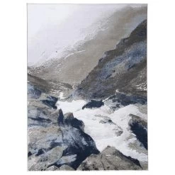 Feizy Rugs Gaspar 10'4" X 13'6" Gray And White Area Rug