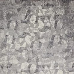 Harounian Rugs Sunbrella 600 S6-01 5' X 8' Grey And Charcoal Area Rug -Carpet And Flooring Stores 4576692 4