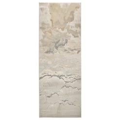 Feizy Rugs Aura 3727F 2'10" X 7'10" Beige And Gold Runner
