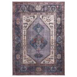 Feizy Rugs Percy 5'3" X 7'6" Blue And Gray Area Rug