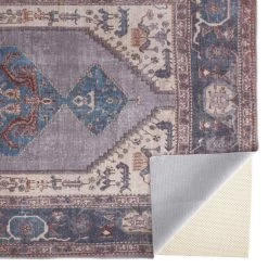 Feizy Rugs Percy 5'3" X 7'6" Blue And Gray Area Rug -Carpet And Flooring Stores 4819936 5