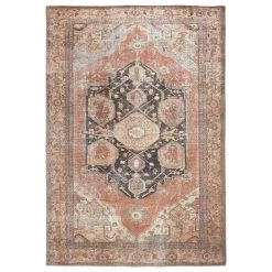 Feizy Rugs Percy 5'3" X 7'6" Brown And Rust Area Rug