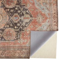 Feizy Rugs Percy 5'3" X 7'6" Brown And Rust Area Rug -Carpet And Flooring Stores 4819985 5