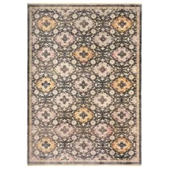 Feizy Rugs Kyra 5' X 7' Gray And Yellow Area Rug