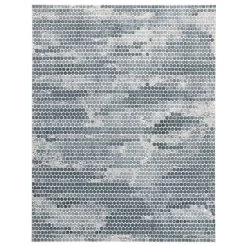 Feizy Rugs Atwell 5'3" X 7'6" Blue And Silver Area Rug