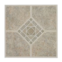 Style Selections Suncrest Basil 12-in X 12-in Water Resistant Peel And Stick Vinyl Tile Flooring (1-sq Ft)