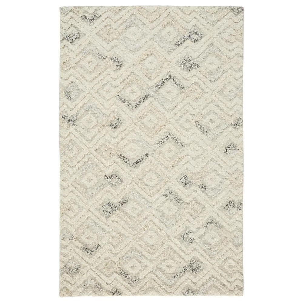 Feizy Rugs Anica 4' x 6' Ivory and Blue Area Rug Feizy Rugs Anica 4' X 6' Ivory And Blue Area Rug -Carpet And Flooring Stores 4885903 1