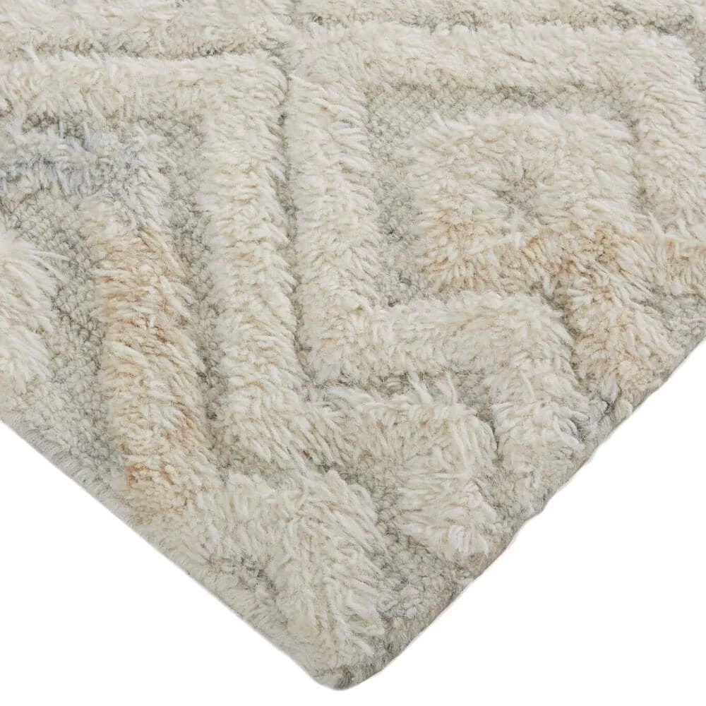 Feizy Rugs Anica 4' x 6' Ivory and Blue Area Rug Feizy Rugs Anica 4' X 6' Ivory And Blue Area Rug -Carpet And Flooring Stores 4885903 4