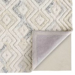 Feizy Rugs Anica 4' X 6' Ivory And Blue Area Rug 4 Feizy Rugs Anica 4' X 6' Ivory And Blue Area Rug -Carpet And Flooring Stores 4885903 5