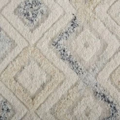 Feizy Rugs Anica 4' X 6' Ivory And Blue Area Rug 5 Feizy Rugs Anica 4' X 6' Ivory And Blue Area Rug -Carpet And Flooring Stores 4885903 6