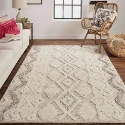 Feizy Rugs Anica 5' X 8' Gray Area Rug -Carpet And Flooring Stores 4886034 2