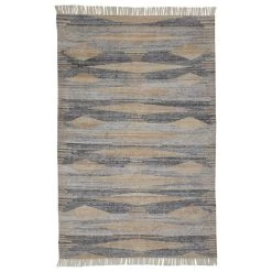 Feizy Rugs Beckett 0815F 8' X 10' Gray And Beige Area Performance Rug