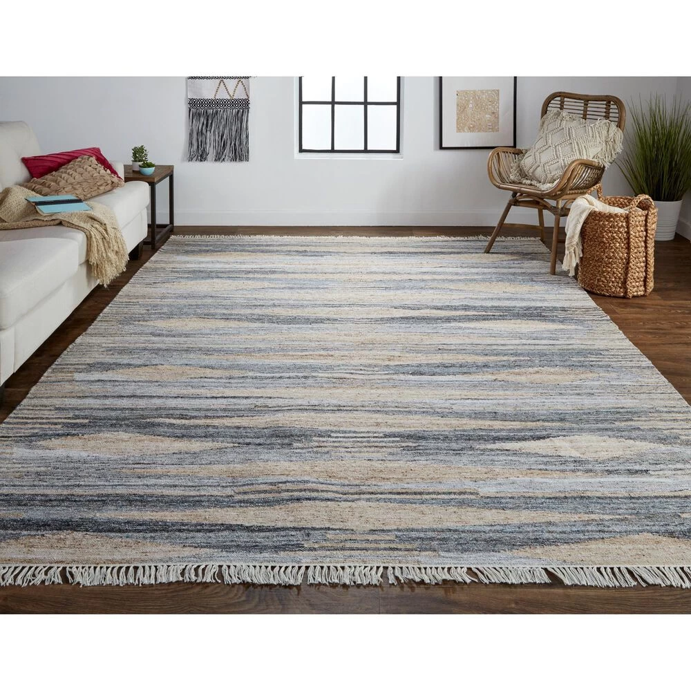 Feizy Rugs Beckett 0815F 8' x 10' Gray and Beige Area Performance Rug Feizy Rugs Beckett 0815F 8' X 10' Gray And Beige Area Performance Rug -Carpet And Flooring Stores 5080850 2
