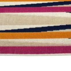 Kaleen Rugs Ostinata 2' X 3' Pink, Sand, Orange, Navy And Ivory Indoor/Outdoor Area Rug 3 Kaleen Rugs Ostinata 2' X 3' Pink, Sand, Orange, Navy And Ivory Indoor/Outdoor Area Rug -Carpet And Flooring Stores 5167160 4