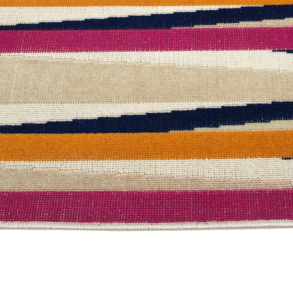 Kaleen Rugs Ostinata 2' x 3' Pink, Sand, Orange, Navy and Ivory Indoor/Outdoor Area Rug Kaleen Rugs Ostinata 2' X 3' Pink, Sand, Orange, Navy And Ivory Indoor/Outdoor Area Rug -Carpet And Flooring Stores 5167160 4