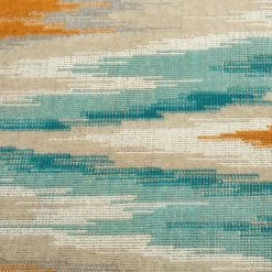 Kaleen Rugs Ostinata 2' X 3' Gold, Teal, Sand, Turquoise, Ivory And Grey Indoor/Outdoor Area Rug 4 Kaleen Rugs Ostinata 2' X 3' Gold, Teal, Sand, Turquoise, Ivory And Grey Indoor/Outdoor Area Rug -Carpet And Flooring Stores 5167228 5