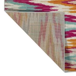 Kaleen Rugs Ostinata 2' X 3' Pink, Orange, Turquoise, Grey, Ivory And Teal Indoor/Outdoor Area Rug 2 Kaleen Rugs Ostinata 2' X 3' Pink, Orange, Turquoise, Grey, Ivory And Teal Indoor/Outdoor Area Rug -Carpet And Flooring Stores 5167350 3