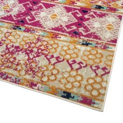 Kaleen Rugs Ostinata 2' X 3' Pink, Sand, Orange, Turquoise And Grey Indoor/Outdoor Area Rug 1 Kaleen Rugs Ostinata 2' X 3' Pink, Sand, Orange, Turquoise And Grey Indoor/Outdoor Area Rug -Carpet And Flooring Stores 5167418 2
