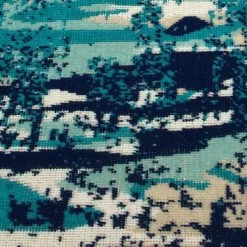 Kaleen Rugs Ostinata 2'2" X 7'6" Blue, Grey And Ivory Indoor/Outdoor Runner 4 Kaleen Rugs Ostinata 2'2" X 7'6" Blue, Grey And Ivory Indoor/Outdoor Runner -Carpet And Flooring Stores 5167467 5