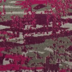 Kaleen Rugs Ostinata 2'2" X 7'6" Pink, Plum, Grey And Silver Indoor/Outdoor Runner -Carpet And Flooring Stores 5167582 5