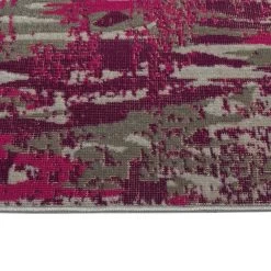 Kaleen Rugs Ostinata 2' X 3' Pink, Plum, Grey And Silver Indoor/Outdoor Area Rug 3 Kaleen Rugs Ostinata 2' X 3' Pink, Plum, Grey And Silver Indoor/Outdoor Area Rug -Carpet And Flooring Stores 5167590 4