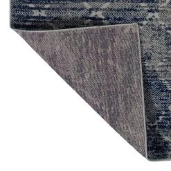Kaleen Rugs Ostinata 2'2" X 7'6" Navy, Grey And Silver Indoor/Outdoor Runner 2 Kaleen Rugs Ostinata 2'2" X 7'6" Navy, Grey And Silver Indoor/Outdoor Runner -Carpet And Flooring Stores 5167640 3