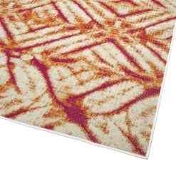 Kaleen Rugs Ostinata 2' X 3' Orange, Pink, Ivory And Sand Indoor/Outdoor Area Rug -Carpet And Flooring Stores 5167954 2