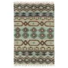Kaleen Rugs Kaleen Rugs Alejandra 2'6" X 8' Mint, Terracotta, Turquoise, Navy, Natural And Spa Runner