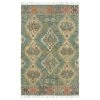 Kaleen Rugs Kaleen Rugs Alejandra 2'6" X 8' Blue, Natural, Grey, Green, Orange And Lilac Runner